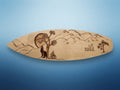 Large Wood Burned Art